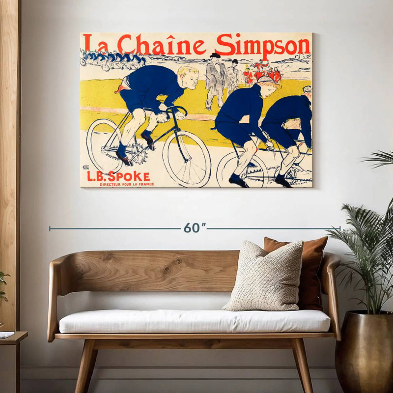 La chaîne Sirci The Simpson, H 32 po x l 48 po