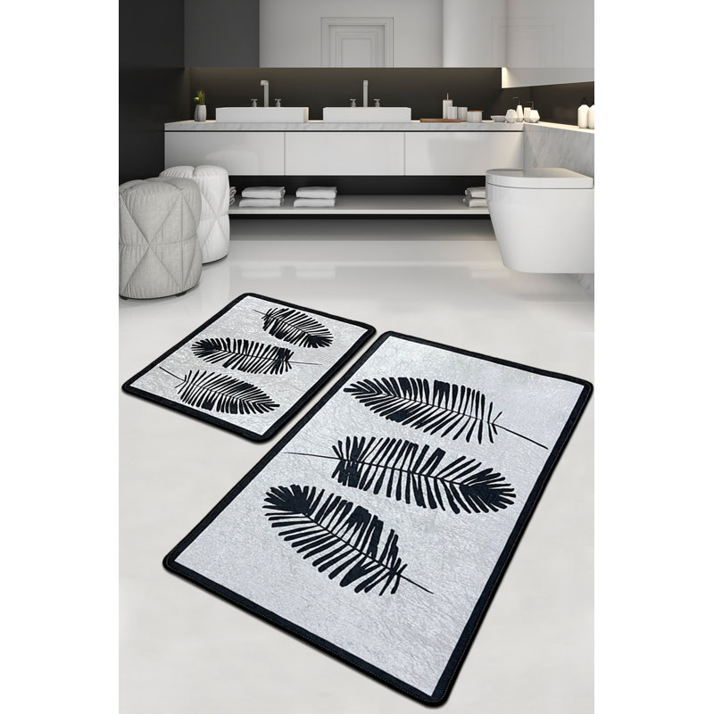 Teryl Bathroom Rug, 24" W x 40" L