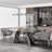 Jai Glass Top Metal Base Dining Table