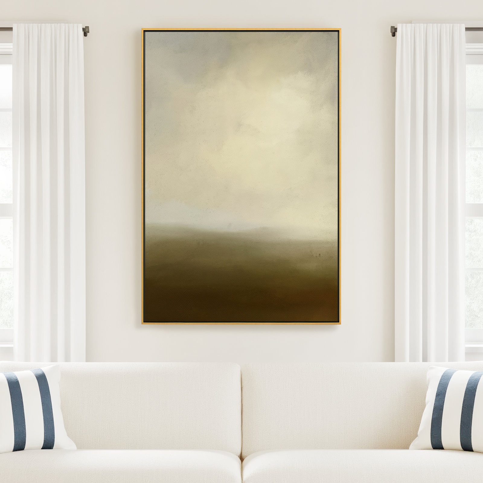 The Moors, 41.5" W x 61.5" H, Gold