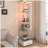 Modern Glass Display Cabinet with Drawer and LED lights for Living Room and Bedroom-370933066