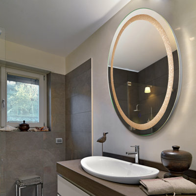 Hilton Metal Flat Wall Mirror
