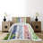 Flower Eclectic Polyester Floral Coverlet