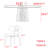 Retro style solid wood dining table set-107357301