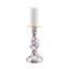 Violet Check Pillar Candlestick-223652851