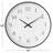 12" Black Wall Clock-462584200