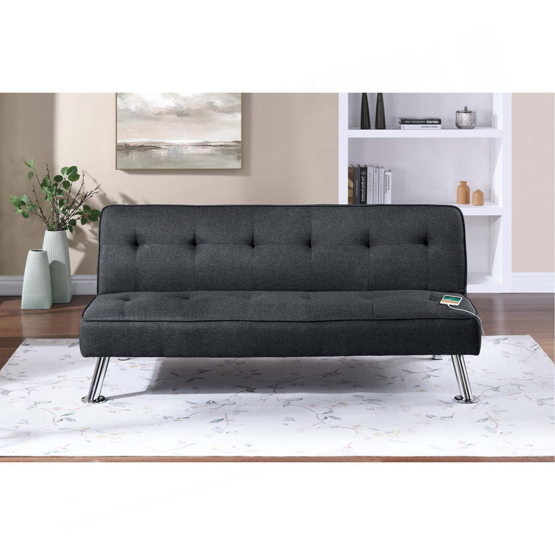 Coussin en velours côtelé contemporain, Gris