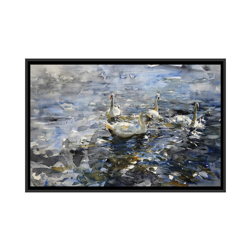 The Swan Lake by Igor Zhuk - Painting on Canvas
