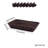 Dark Coffee Color,Two Packs,Rustic Handwoven Storage Basket For Fruits, Bread, Snacks, And Market Display - Durable PP Material, Mold-Resistant For Long-Lasting Use-1563058759