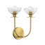 Delisa 2 Light Transparent Vanity Light-1341768696