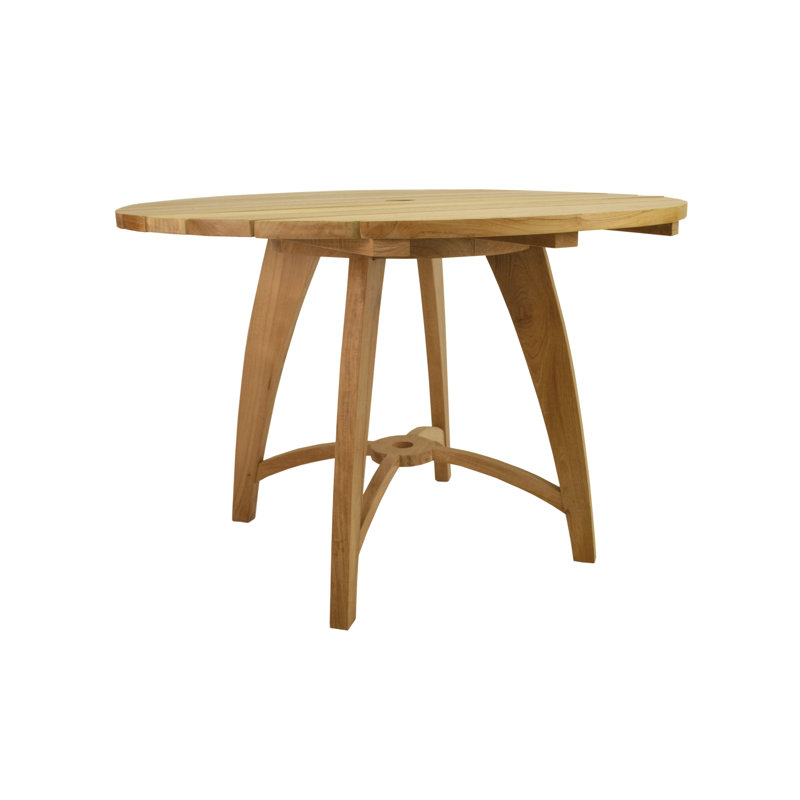 Cadense Outdoor Round Teak Coffee Table