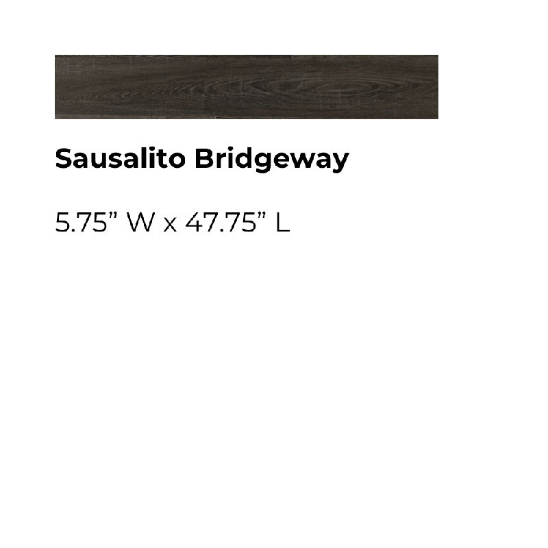 6" x 48" x 5.5mm Oak Luxury Vinyl Plank w/ 20mil wearlayer, Bridgeway