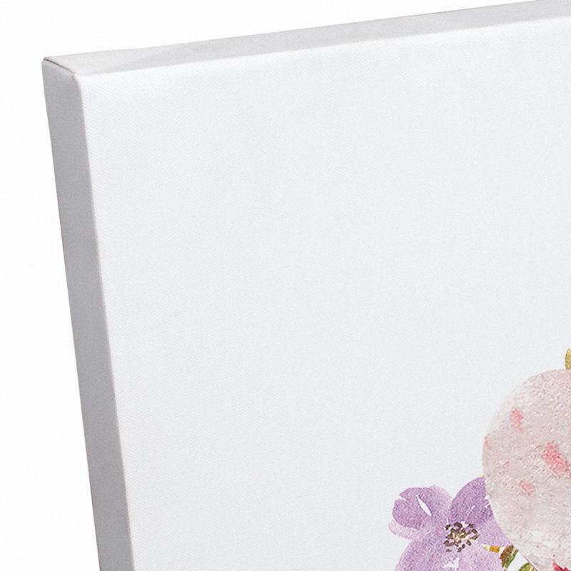Couronne de lapin de Pâques par Inconnu - impression sur toile tendue, L 20 po x H 20 po