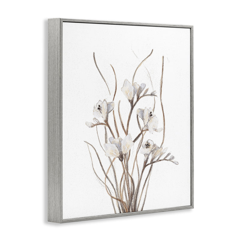 «Curly Branches» sur toile giclée blanche, design par Lanie Loreth, H 20 po x l 16 po, Estampe numérique Farmhouse