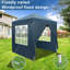 Outdoor Folding Metal Canopy With 4 Sidewalls-498612926-498612921