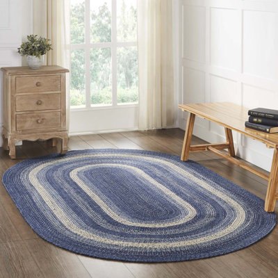 Tapis bleu / gris Birt Whistle