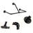 Angelite Iron Wall Mounted Coat Rack