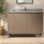 Meuble-lavabo moderne en bois avec plateau en granite 30 po Modern-668522681