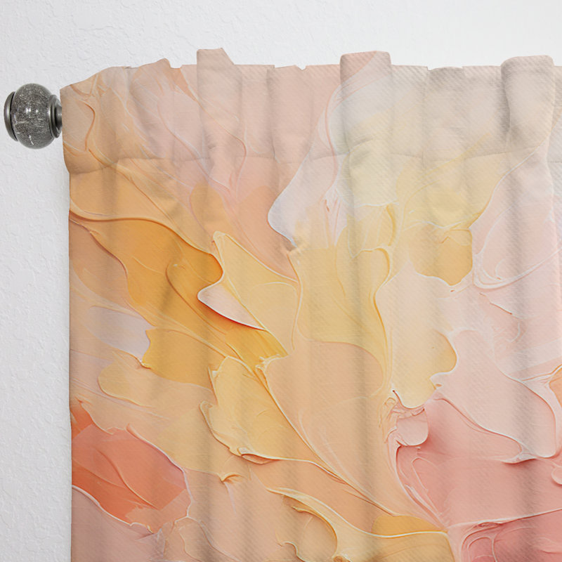 Gradient Grace Artistry - Rideau arc-en-ciel - Velours obscurcissant - 1 panneau, L 52 po x L 84 po