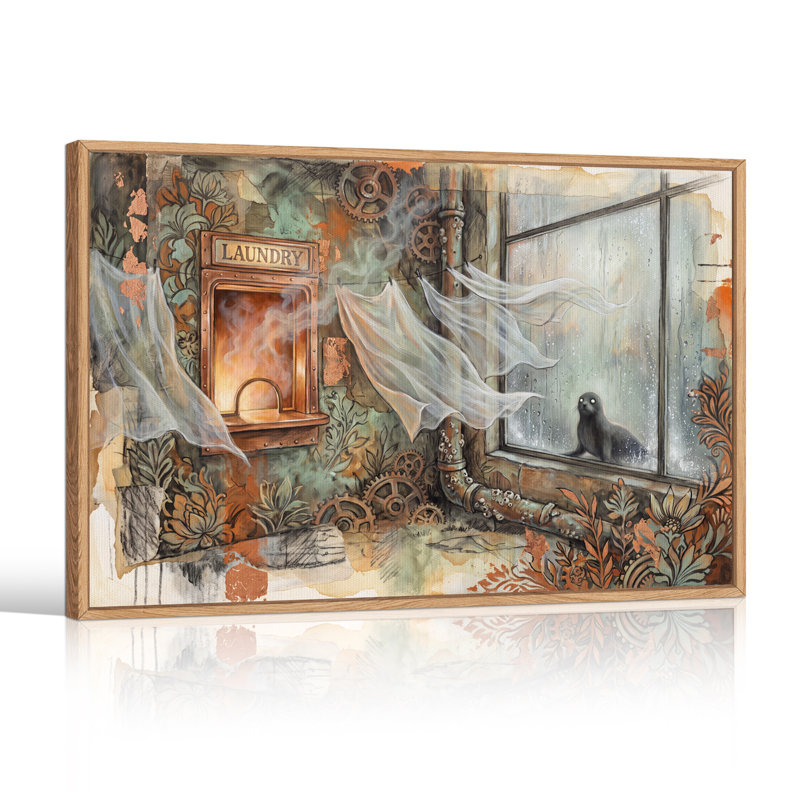 Art mural sur toile Steampunk, H 32 po x l 48 po