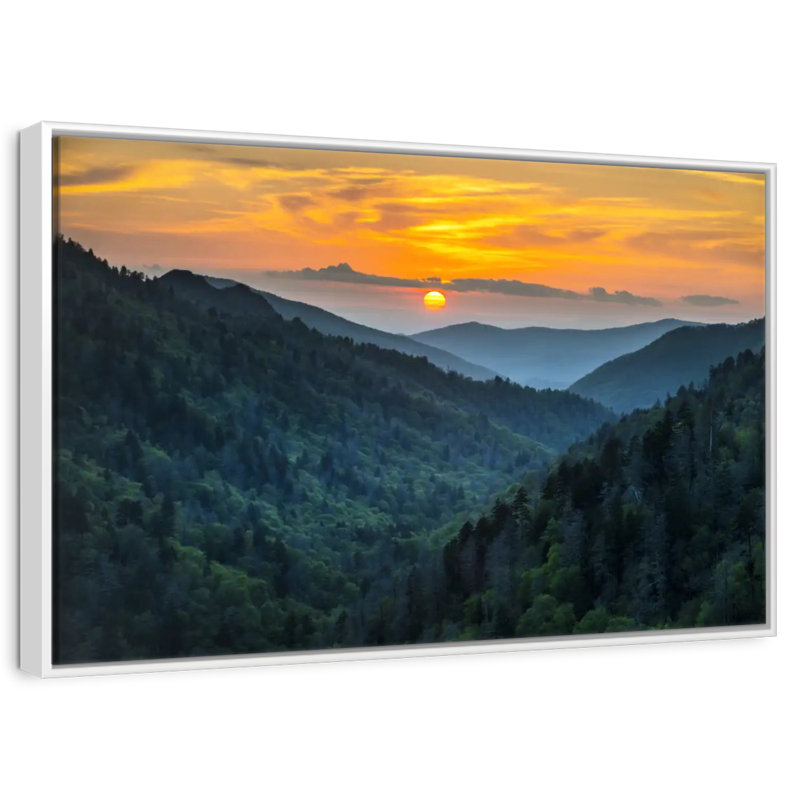 Parc national des Smoky Mountains, Cadre flottant blanc, 43 po x 29 po