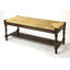 Banc de rangement en bois massif Shaylee