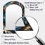Teal Gold Geode Gems - miroir mural asymétrique en pierre géodée-875548031