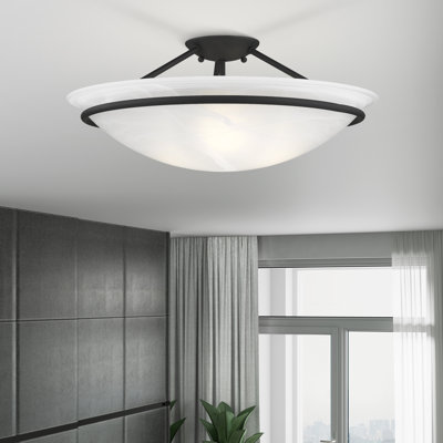 Wilbrecht Glass Semi Flush Mount