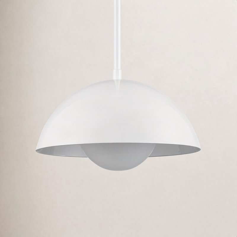 Montana 1 - Light Dome Pendant, White