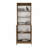 Home 2-Door Bookcase, Modern Storage Unit With Dual Doors And Multi-Tier Shelves Beige-1963065752