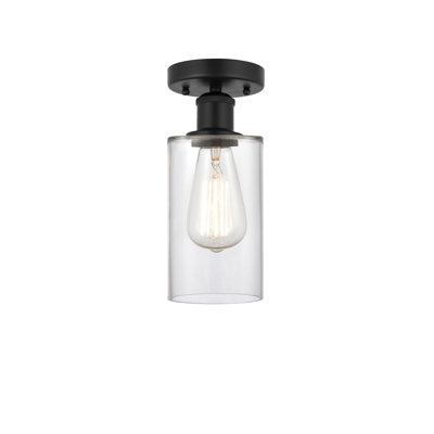 Plafonnier semi-encastré 1 lumière 3,88 po Caldello
