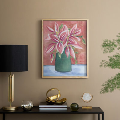 Garden Parlour I Framed Print - Solid Wood