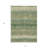 3' X 5' Green Gray And Ivory Striped Washable Indoor Outdoor Area Rug