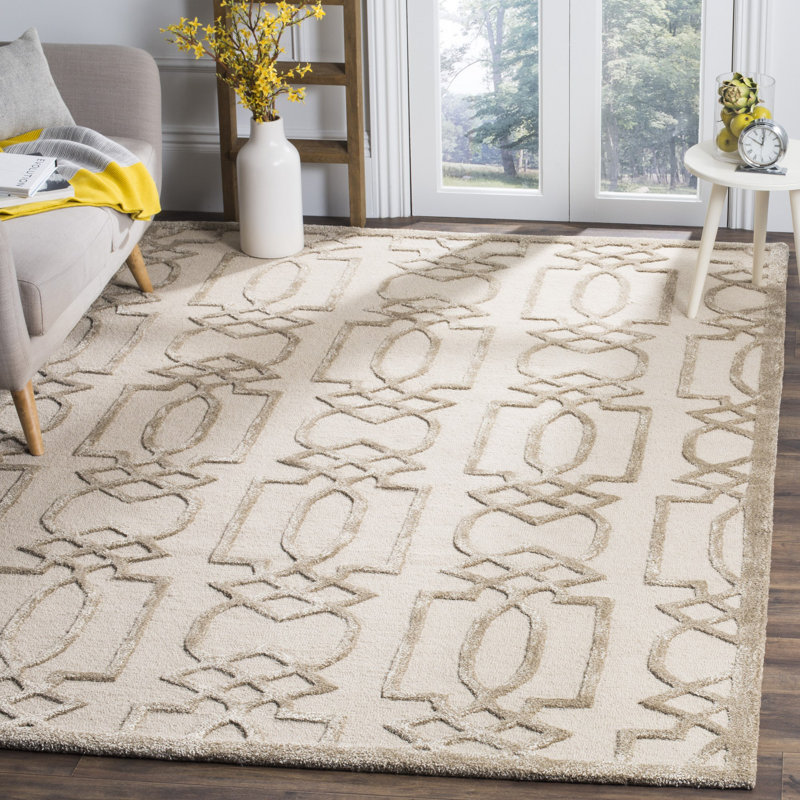 Tapis en laine touffeté à la main Zandbergen, Rectangle 2 pi 6 po x 4 pi