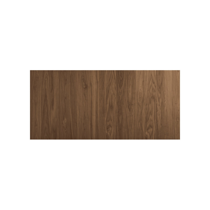 Moreover Solid Wood Dining Table, Walnut, 37" W x 84" L