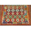 Tapis oriental réversible en laine Kilim 6 x 8