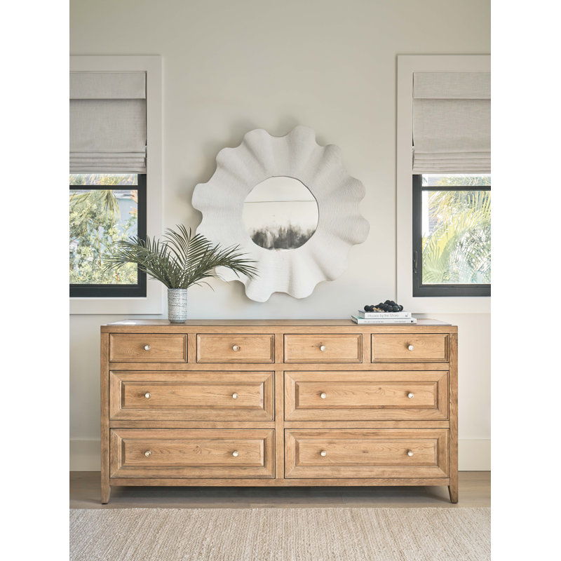 Commode 8 tiroirs Rosalie, Brun