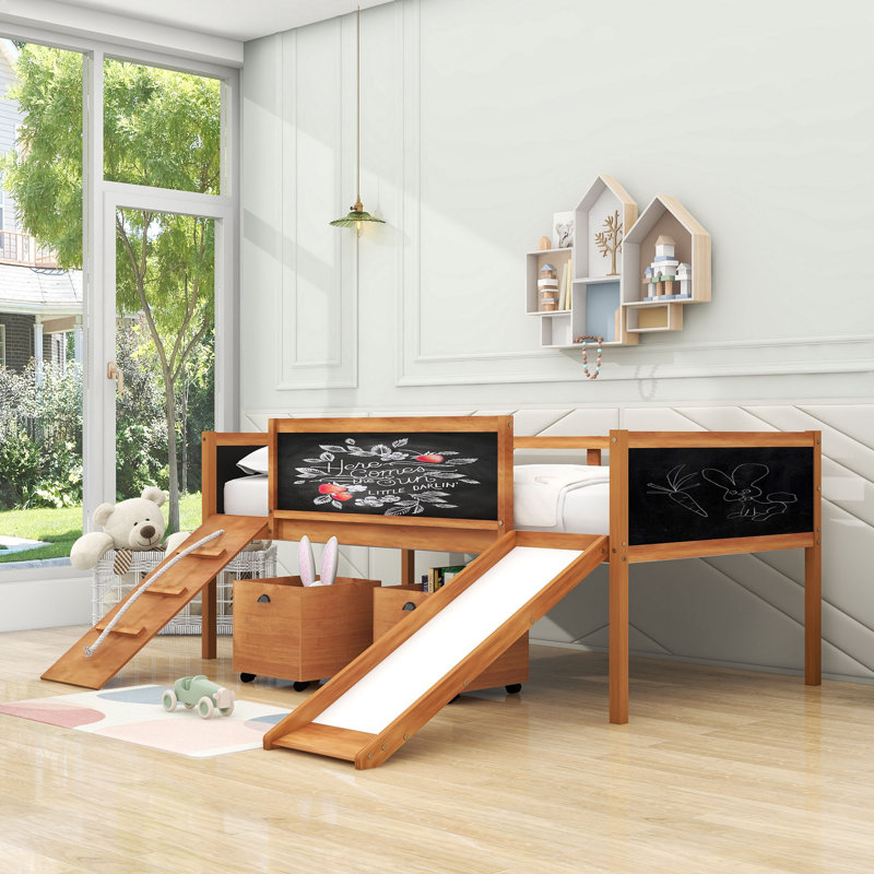 Harvester Kids Twin Loft Bed, Natrual
