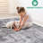 Grey 8X10 Area Rug - Stain , Non-Shedding For Nursery, Entryway, Bedroom Stylish Non-Shedding, Home Office, Fashionable-123574979