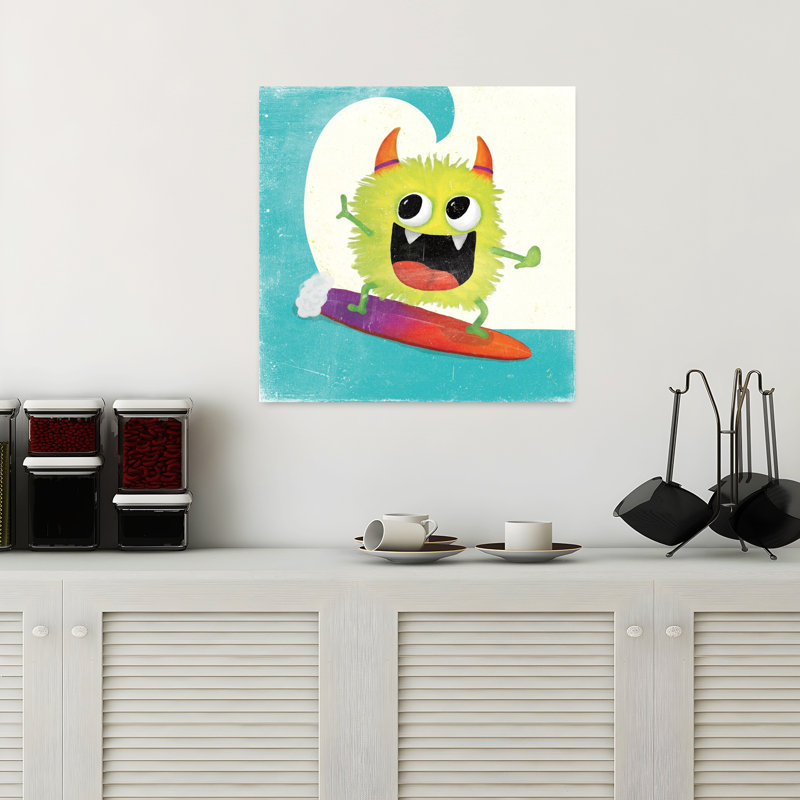 Art contemporain fantaisiste Xtreme Monsters III, H 18 po x l 18 po
