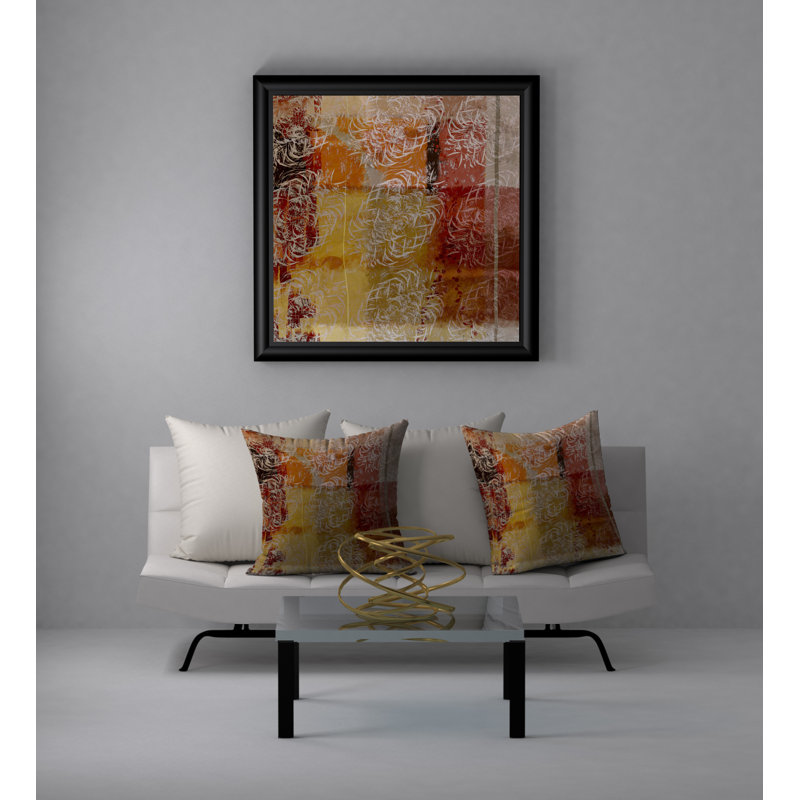 Housse de coussin carrée/insert, 18 po x 18 po