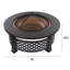 Steel Wood Burning Outdoor Fireplace