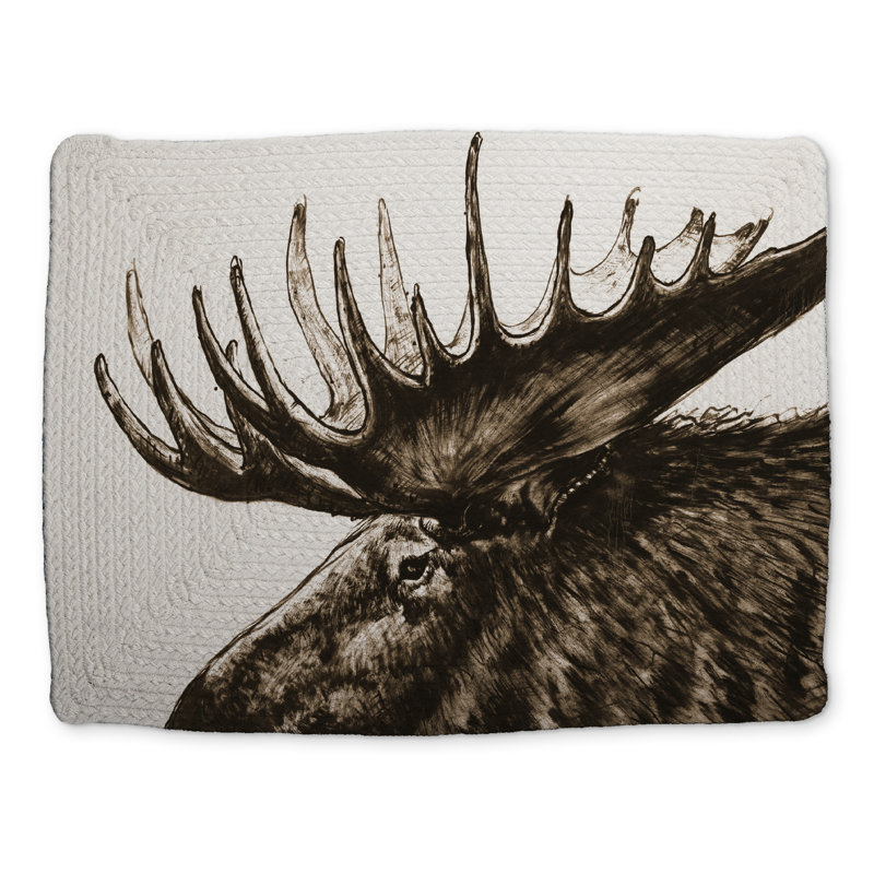 Napperon Moose Plume