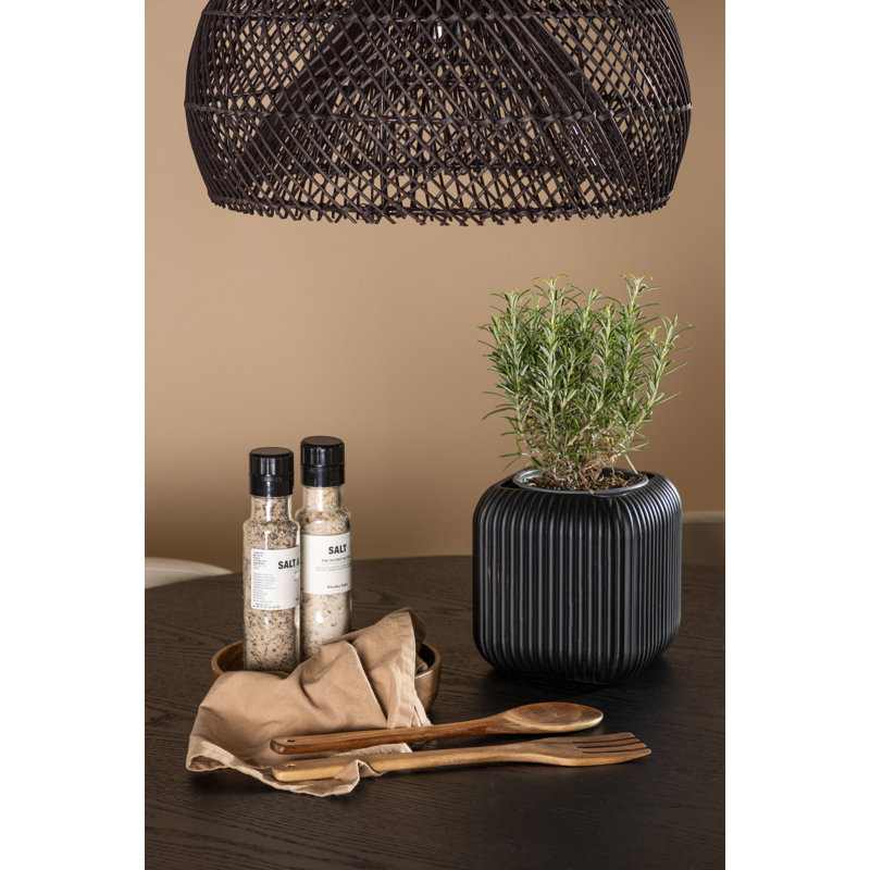 Danean 4 - Person Dining Set, Black