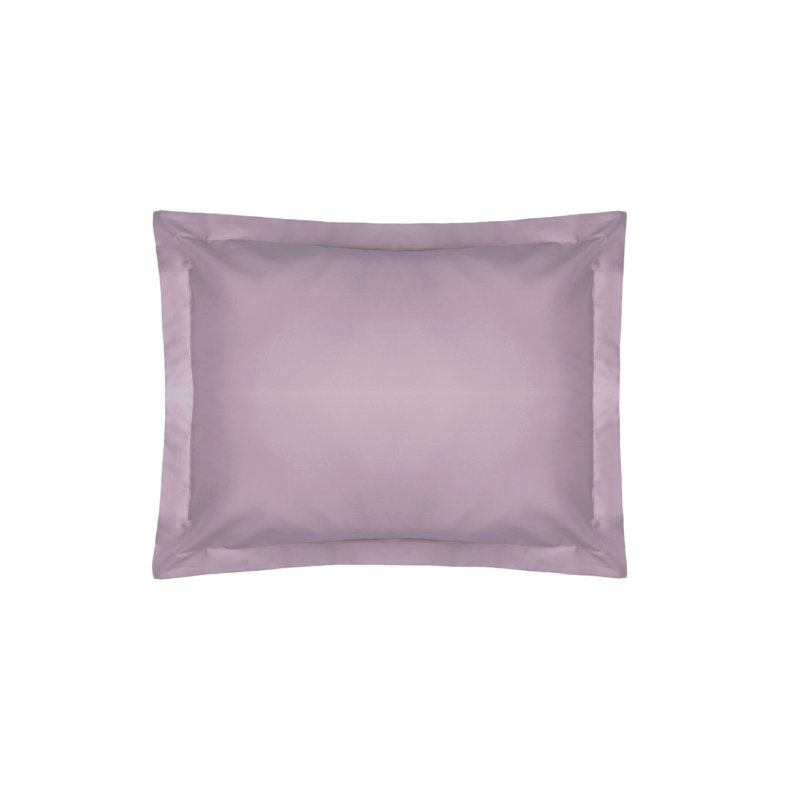 Percale Oxford Pillow Case, Misty Rose
