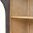 4-Door Large Storage Sideboard Buffet Cabinet With Glass Doors, Arched Cabinet With Adjustable Shelves-362886019