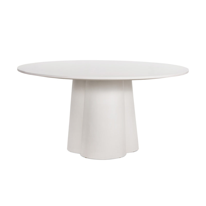 Granada Dining Table-White Concrete