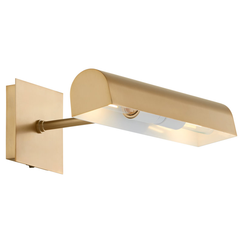 15" PICTURE Light, Antique Brass