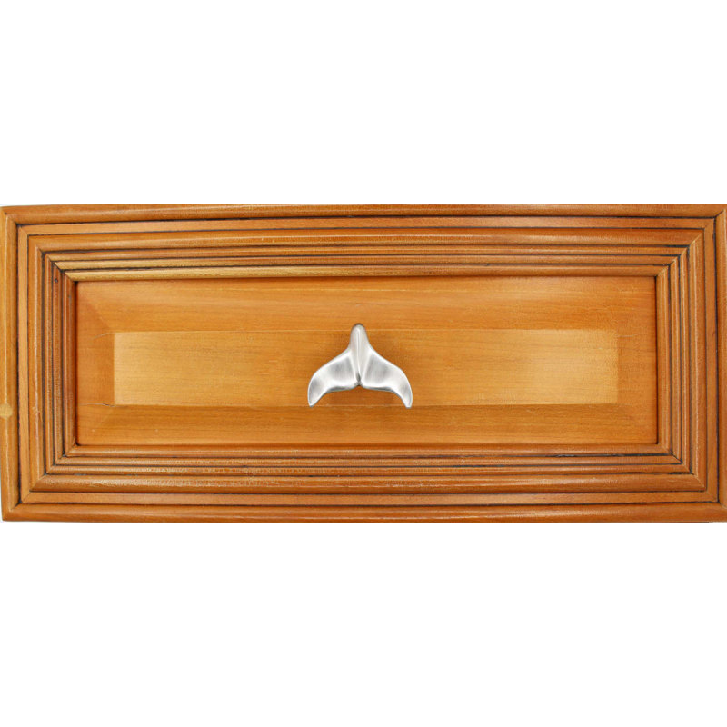 1.9" Whale Tail Knob, Brushed Nickel