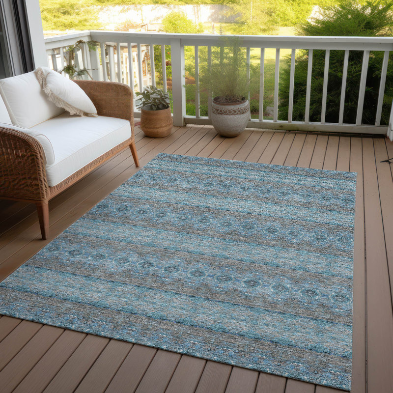 Tapis rectangulaire Everlee 1 pi 8 po x 2 pi 6 po, Rectangle 9 pi x 12 pi